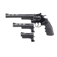 Wiatrówki pistolety - Wiatrówka Rewolwer Crosman 4,5 mm Semi-Auto Dual Ammo 3 Długości lufy 3", 6", 8" - miniaturka - grafika 1