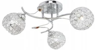 Lampy sufitowe - Żyrandol Plafon Led Lampa Sufitowa Kryształ Chrom - miniaturka - grafika 1