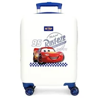 Walizki - Joumma Disney Cars Trip walizka kabinowa, biała, walizka kabinowa - miniaturka - grafika 1