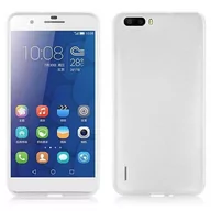 Etui i futerały do telefonów - Huawei Cadorabo - Silikon TPU Schutzhülle für Honor 6 PLUS Hülle Case Cover in Edelstahl-Optik gebürstet (brushed) in SILBER - miniaturka - grafika 1