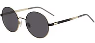 Okulary przeciwsłoneczne - Hugo Boss Damskie okulary przeciwsłoneczne, Nero Opaco Oro, - miniaturka - grafika 1