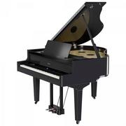 Instrumenty klawiszowe - Roland GP-9 PE fortepian cyfrowy czarny połysk - miniaturka - grafika 1