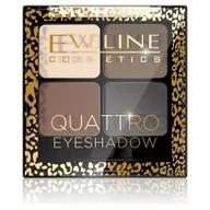 Cienie do powiek - Eveline Quattro Eyeshadow poczwórny cień do powiek 0.06 g 10 - miniaturka - grafika 1