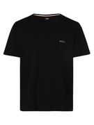 Piżamy męskie - BOSS - Męska koszulka od piżamy, czarny - miniaturka - grafika 1