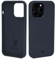 Etui i futerały do telefonów - Bizon Silikonowe etui Soft Case do iPhone 14 Pro Max, ciemnoniebieskie - miniaturka - grafika 1