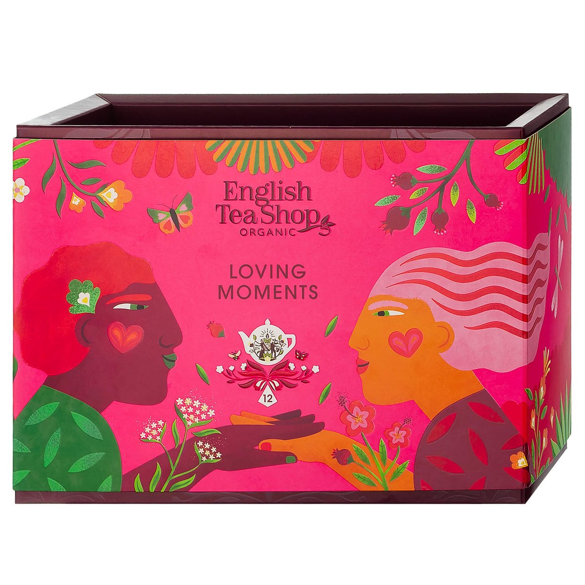 Zestaw Herbat Ekologicznych 12 Piramidek – Loving Moments, 3 Smaki