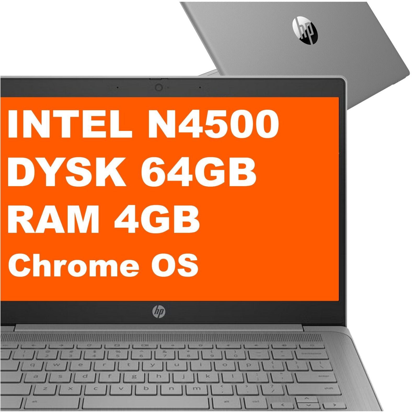 HP Chromebook HP 14a-ne1000na / BK1A2EA / Intel N4500 / 4GB / 64GB eMMC / Intel UHD / 14