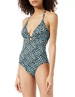 Stroje kąpielowe - Sloggi damski kostium kąpielowy Shore Koh Tachai One Piece, Blue - Dark Combination, S - miniaturka - grafika 1