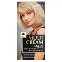 Joanna Multi Cream 3D 32 Platynowy Blond - Farby do włosów i szampony koloryzujące - miniaturka - grafika 1