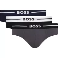 Majtki męskie - BOSS Slipy 3-pack HipBr 3P Bold - miniaturka - grafika 1