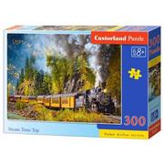 Puzzle - Castorland Puzzle 300el. Lokomotywa Parowóz B-030446 - miniaturka - grafika 1