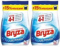 Środki do prania - BRYZA Proszek do prania BIAŁEGO 4w1 110 prań - miniaturka - grafika 1