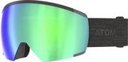 Kijki narciarskie - Okulary narciarskie Atomic REDSTER HD - czarne gogle narciarskie w kontrastowych kolorach - wysokiej jakości lustrzane okulary snowboardowe z ramą Live Fit - gogle narciarskie dla osób noszących - miniaturka - grafika 1