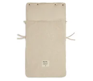 Śpiworki dla dzieci - Jollein - Torba na fotelik samochodowy BOUCLE 42x82 cm beżowa - miniaturka - grafika 1