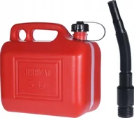 Kanistry - Excellent Kanister na benzynę z lejkiem 5 l KO-D14150010 - miniaturka - grafika 1