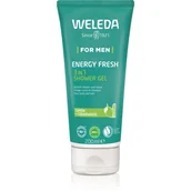 Kosmetyki do kąpieli - Weleda Energy Fresh 3in1 Żel pod prysznic dla mężczyzn 200 ml - miniaturka - grafika 1