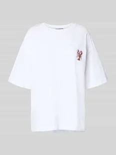 T-shirt o luźnym kroju z czystej bawełny model ‘TOBSTER’ - Koszulki i topy damskie - miniaturka - grafika 1