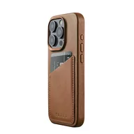 Etui i futerały do telefonów - Mujjo Full Leather Wallet Case - etui skórzane do iPhone 15 Pro kompatybilne z MagSafe (tan) - miniaturka - grafika 1