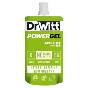 DrWitt Żel energetyczny o smaku zielonego jabłuszka 100 g - Napoje energetyczne i izotoniczne - miniaturka - grafika 1