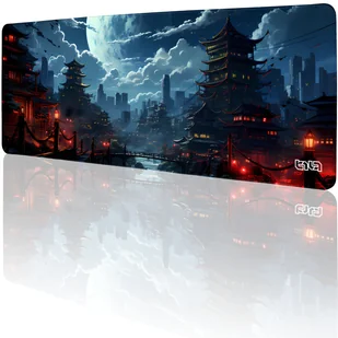 DUŻA PODKŁADKA POD MYSZKĘ Dwa Światy 80x30 TILT Na biurko Wytrzymała Duża - Podkładki pod mysz - miniaturka - grafika 1