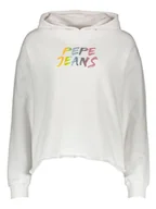 Bluzy damskie - Pepe Jeans Bluza w kolorze białym - miniaturka - grafika 1