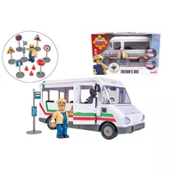 Samochody i pojazdy dla dzieci - Strażak Sam: Zestaw do zabawy Trevor i autobus - miniaturka - grafika 1