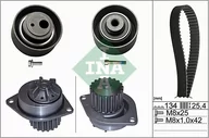 Mechanizmy rozrządu - INA Pompa wodna + zestaw paska rozrządu 530 0055 30 - miniaturka - grafika 1