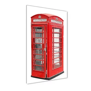 Foto obraz nowoczesny duży akrylowy pionowy Budka telefoniczna - Obrazy i zdjęcia na płótnie - miniaturka - grafika 1