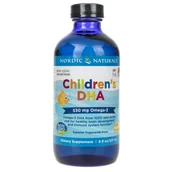 Witaminy i minerały - Omega Pharma NORDIC NATURALS Nordic Naturals Childrens DHA 3 525mg dla dzieci 1+ smak truskawkowy 237 ml 1125068 - miniaturka - grafika 1