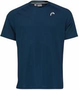 Koszulki sportowe męskie - HEAD PERF T-Shirt Men Dark Blue 2022 - miniaturka - grafika 1