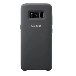 Samsung Etui Silicone do Galaxy S8 Plus EF-PG955TSEGWW Srebrno-szary EF-PG955TSEGWW EF-PG955TSEGWW - Etui i futerały do telefonów - miniaturka - grafika 1