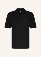Moda i Uroda OUTLET - C.P. Company Koszulka Polo Z Dżerseju schwarz - miniaturka - grafika 1