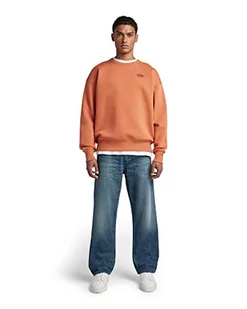 G-STAR RAW Męska bluza uniseks Core Oversized Sweatshirt, brązowa (Autumn Leaf C235-8847), XXL - Bluzy męskie - miniaturka - grafika 1