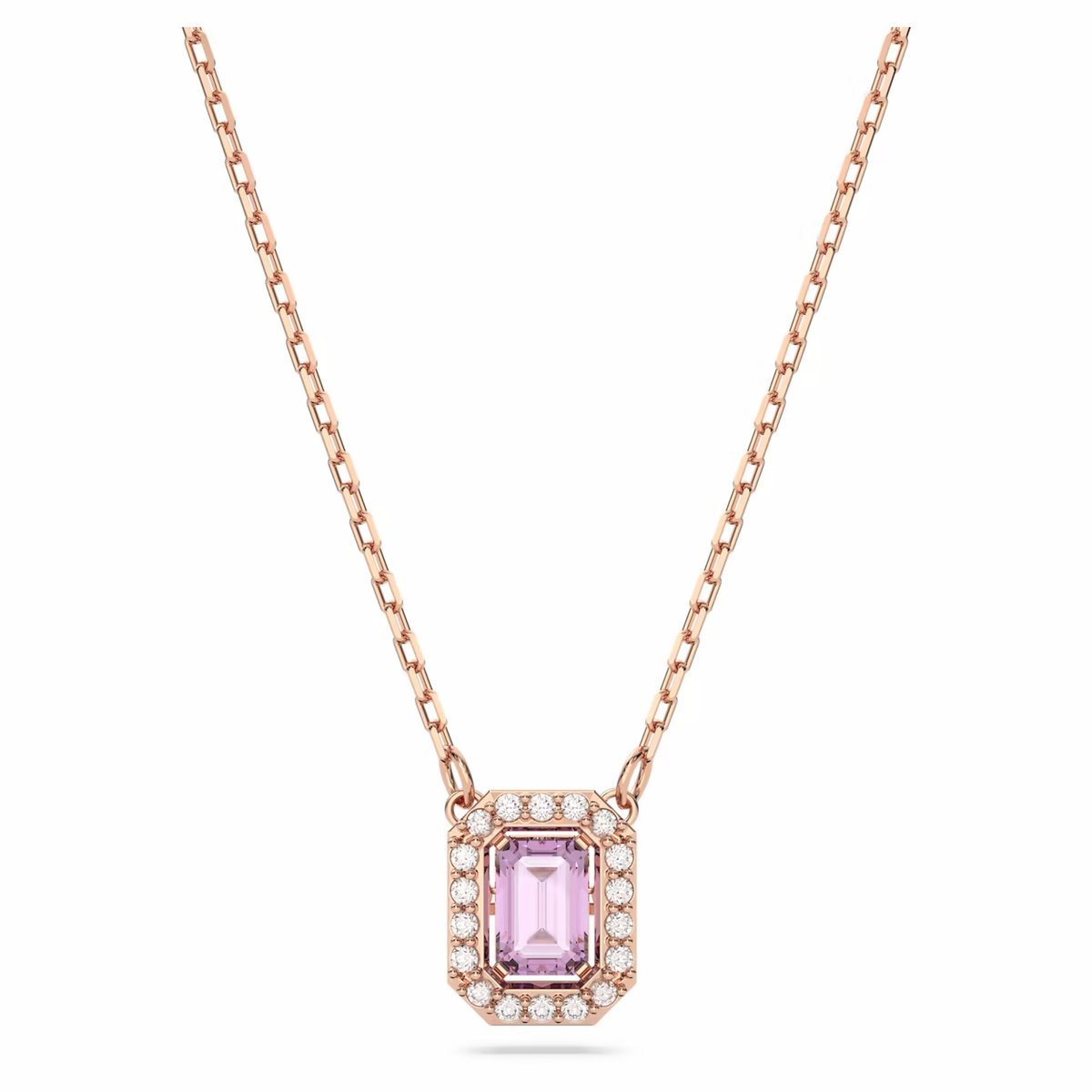 Naszyjnik Swarovski - Millenia, Purple, Rose Gold 5640291