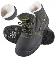 Obuwie robocze - Buty robocze Zimowe Trzewiki Skórzane Ocieplane bez Podnoska BHP Lekkie 37 - miniaturka - grafika 1