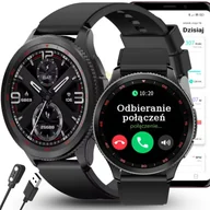 Smartwatch - Rubicon RNCF45 BLACK PROF Czarny - miniaturka - grafika 1