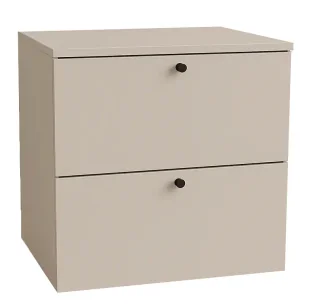 Kaszmirowa wisząca szafka pod umywalkę - Tavesi 3X - Szafki łazienkowe Kaszmirowa wisząca szafka pod umywalkę - Tavesi 3X - Szafki łazienkowe - miniaturka - grafika 1