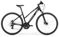 Rowery - Rower crossowy Merida CROSSWAY 15 M LADY GLOSSY BLACK(MATT SILVER) - miniaturka - grafika 1