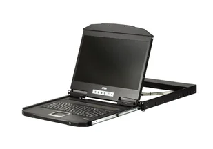 ATEN CL3700NW konsola rackowa 47 cm (18.5") 1920 x 1080 px Metal, Plastik Czarny 1U - Akcesoria do serwerów - miniaturka - grafika 1