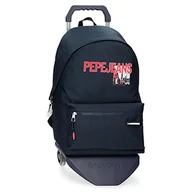 Plecaki - Pepe Jeans, Niebieski, Plecak 44 + wózek - miniaturka - grafika 1
