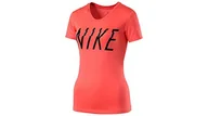 Koszulki i topy damskie - Nike W NP CL Top SS GRX koszulka dla kobiet, czerwona (Lava Glow), XS - miniaturka - grafika 1