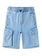 Spodenki damskie - NAME IT Szorty jeansowe Ben 13240411 Niebieski Baggy Fit - miniaturka - grafika 1