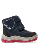 Buty dla dziewczynek - Geox Śniegowce B Flanfil Girl B Abx B463WA 054FU C4268 S Granatowy - miniaturka - grafika 1