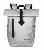 Plecaki - Plecak rolowany podróżny Travelite Wodoodporny srebrny - miniaturka - grafika 1
