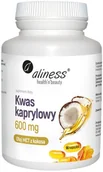 Układ pokarmowy - Aliness, Kwas kaprylowy (60% C8), Suplement diety, 600 mg x 90 kaps. - miniaturka - grafika 1