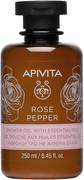 Kosmetyki do kąpieli - APIVITA Rose Pepper Shower Gel with Essential Oils  250 ml - miniaturka - grafika 1