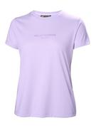 Koszulki sportowe damskie - Helly Hansen Koszulka funkcyjna "Allure" w kolorze fioletowym - miniaturka - grafika 1