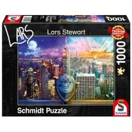 Puzzle - G3 Puzzle Pq 1000 Lars Stewart Nowy Jork dzień/noc - miniaturka - grafika 1