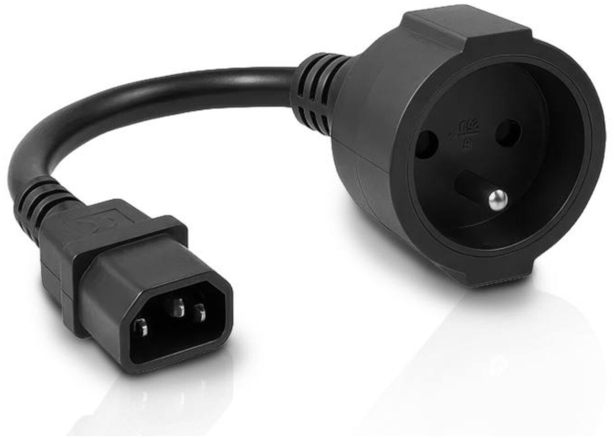 UPS Adapter zasilania wtyk C14 gniazdo standard do UPS