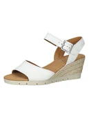 Sandały damskie - Gabor Sandały w kolorze białym na obcasie - miniaturka - grafika 1